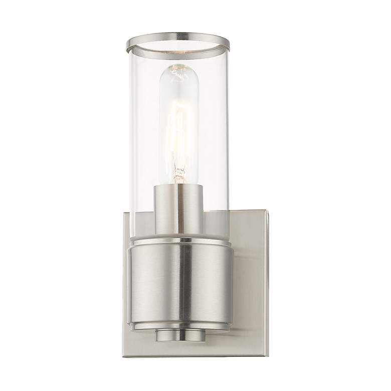 Image 4 1 Light Brushed Nickel ADA Sconce more views