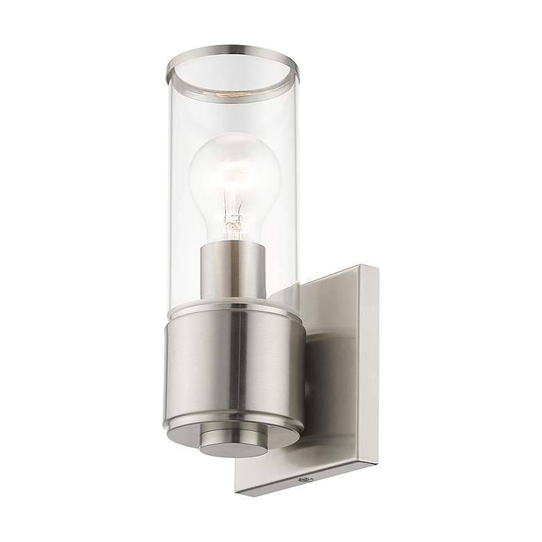 Image 5 1 Light Brushed Nickel ADA Sconce more views