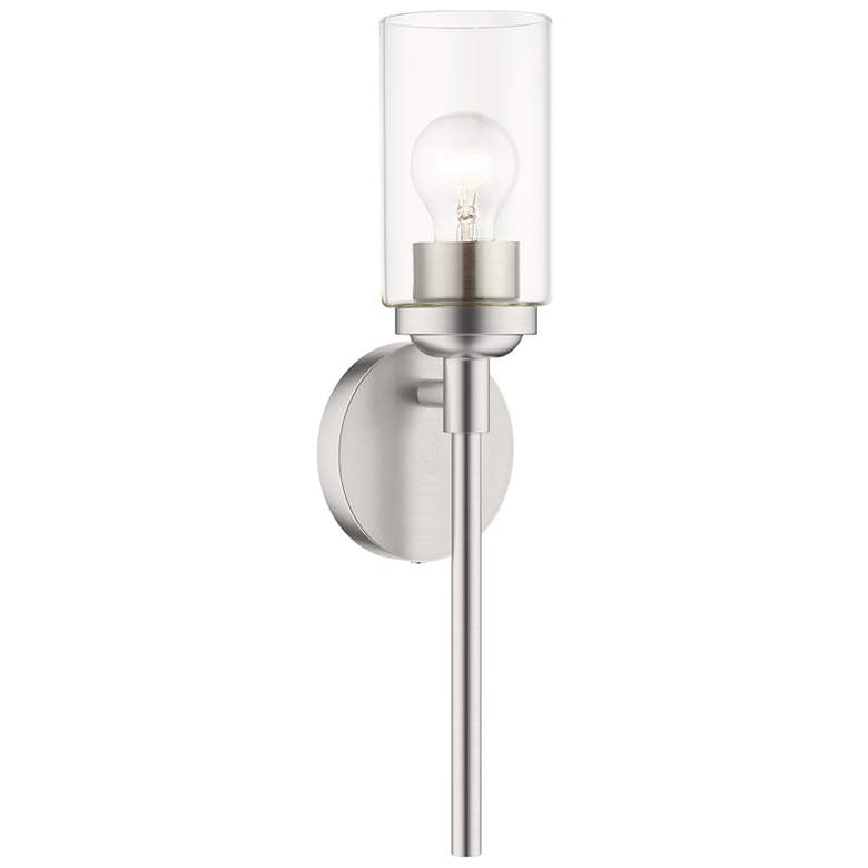 Image 1 1 Light Brushed Nickel ADA Sconce