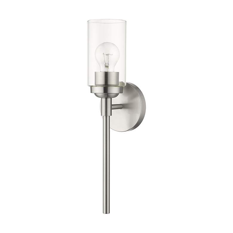 Image 3 1 Light Brushed Nickel ADA Sconce more views