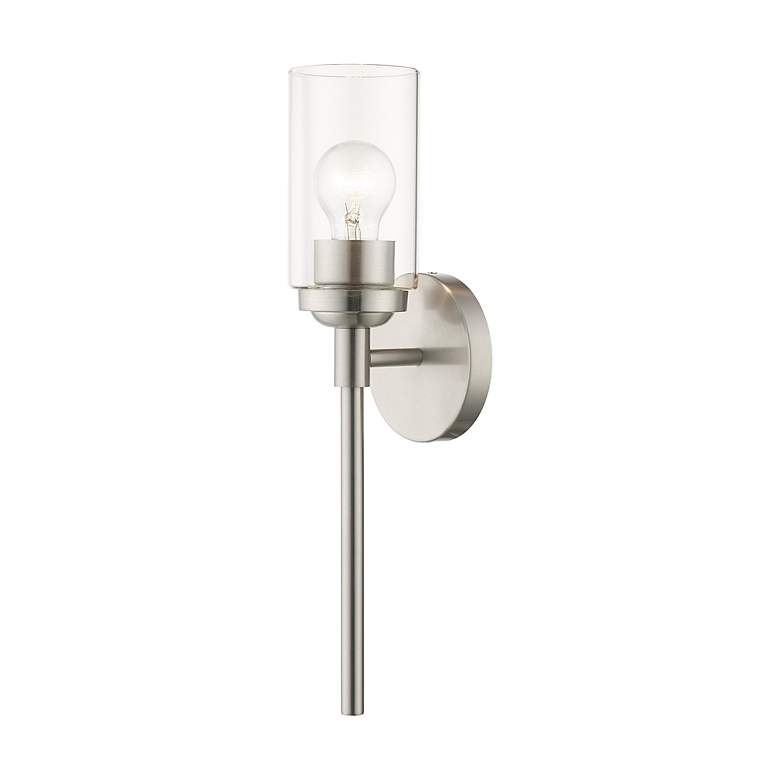 Image 7 1 Light Brushed Nickel ADA Sconce more views