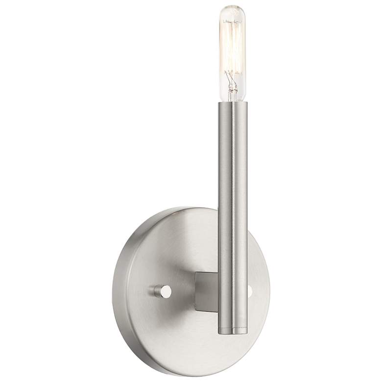 Image 2 1 Light Brushed Nickel ADA Sconce
