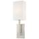 1 Light Brushed Nickel ADA Wall Sconce