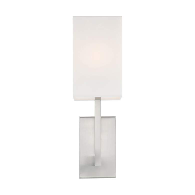 Image 4 1 Light Brushed Nickel ADA Wall Sconce more views