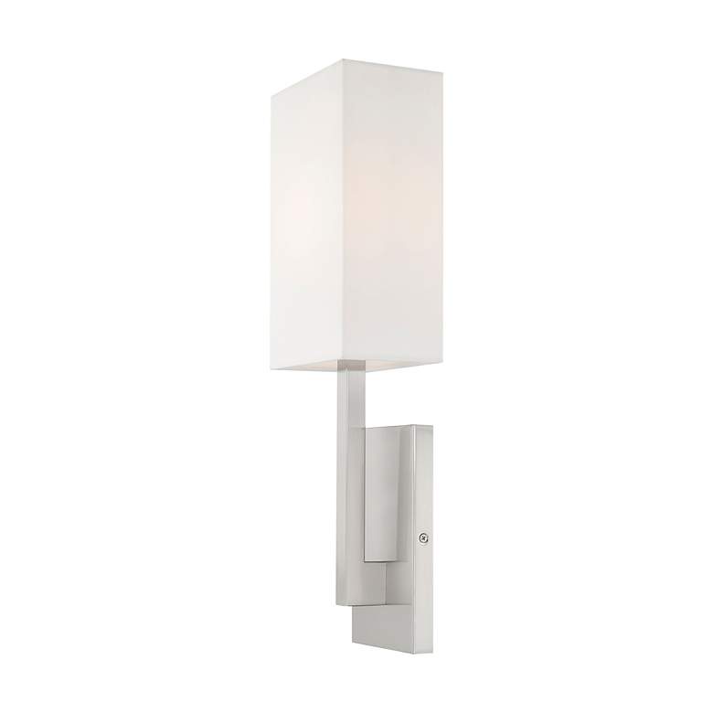 Image 5 1 Light Brushed Nickel ADA Wall Sconce more views