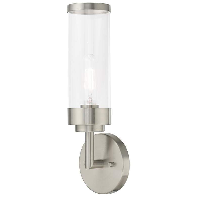 Image 1 1 Light Brushed Nickel ADA Wall Sconce