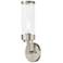 1 Light Brushed Nickel ADA Wall Sconce