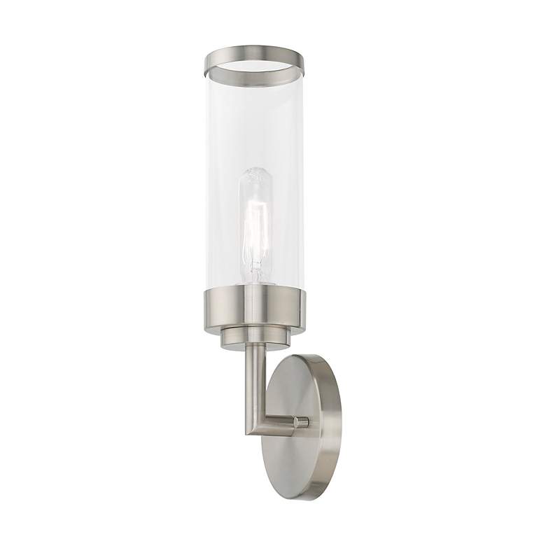 Image 6 1 Light Brushed Nickel ADA Wall Sconce more views