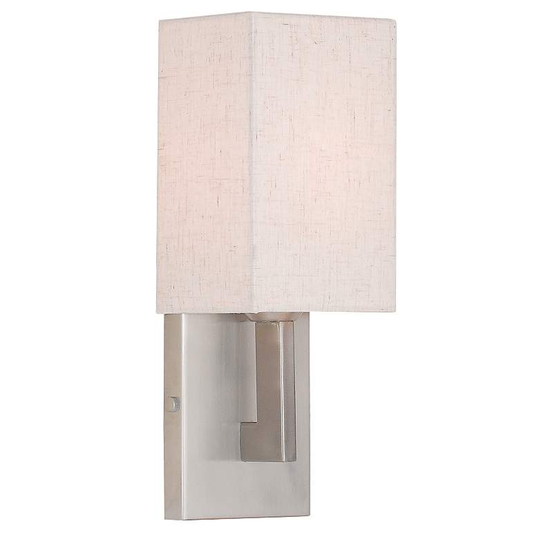 Image 1 1 Light Brushed Nickel ADA Wall Sconce