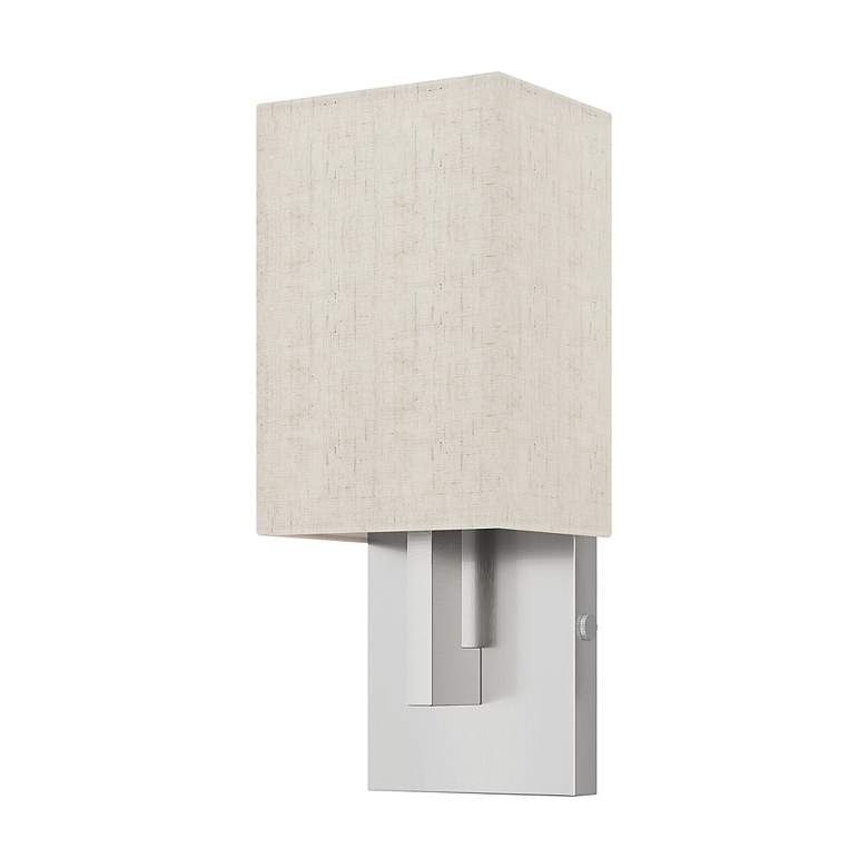 Image 3 1 Light Brushed Nickel ADA Wall Sconce more views