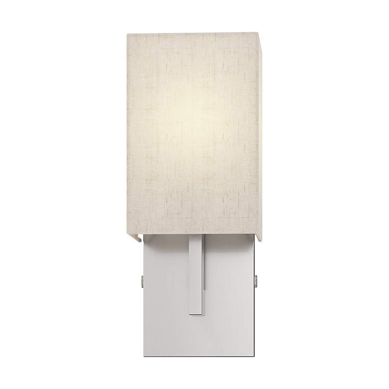 Image 5 1 Light Brushed Nickel ADA Wall Sconce more views