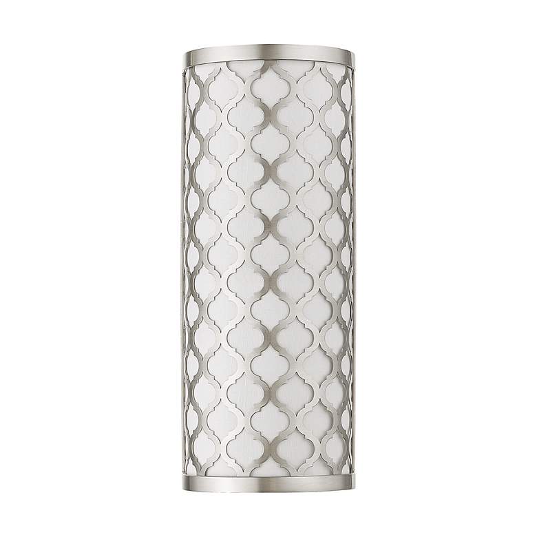 Image 3 1 Light Brushed Nickel ADA Wall Sconce more views