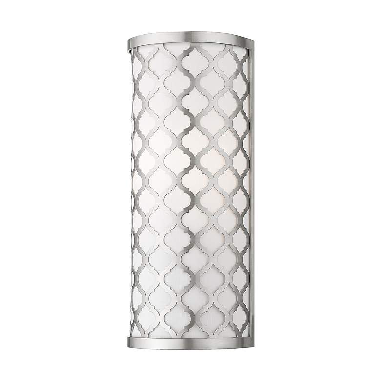 Image 4 1 Light Brushed Nickel ADA Wall Sconce more views