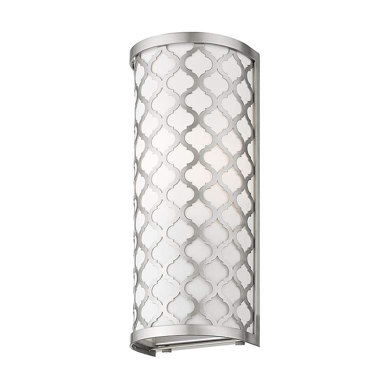 Image 6 1 Light Brushed Nickel ADA Wall Sconce more views