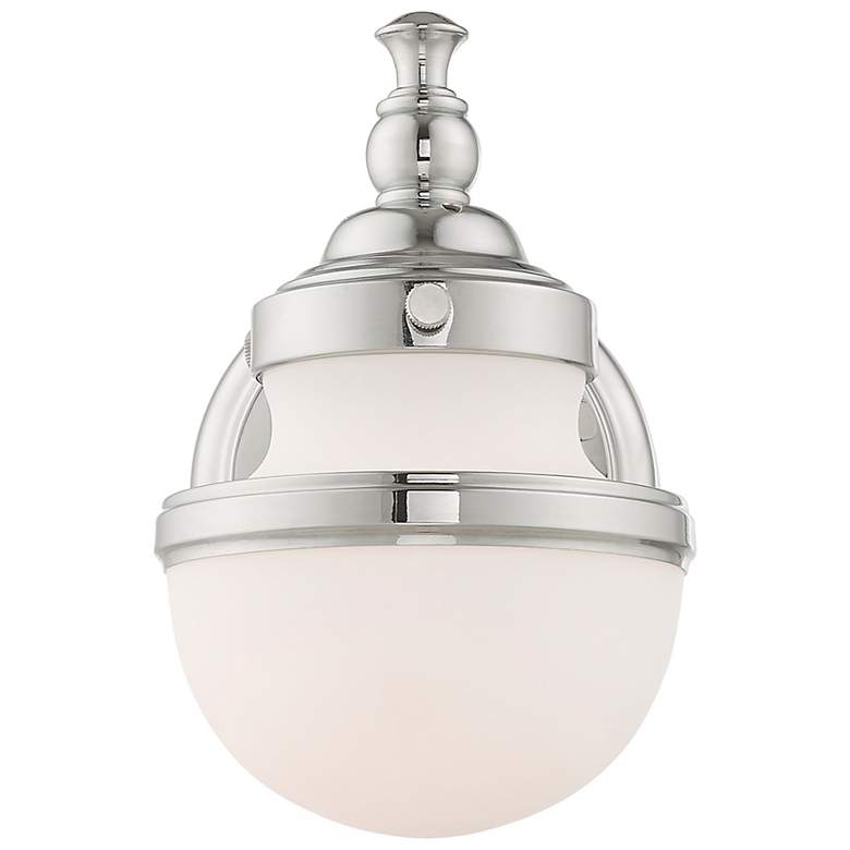 Image 4 1 Light Brushed Nickel Bath Light more views