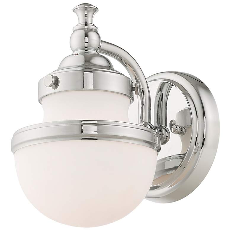 Image 5 1 Light Brushed Nickel Bath Light more views