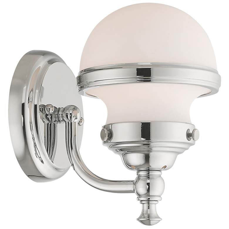 Image 7 1 Light Brushed Nickel Bath Light more views