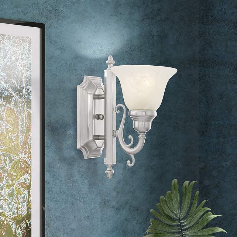 Image 1 1 Light Brushed Nickel Bath Vanity