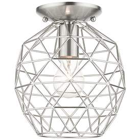 Image1 of 1 Light Brushed Nickel Flush Mount