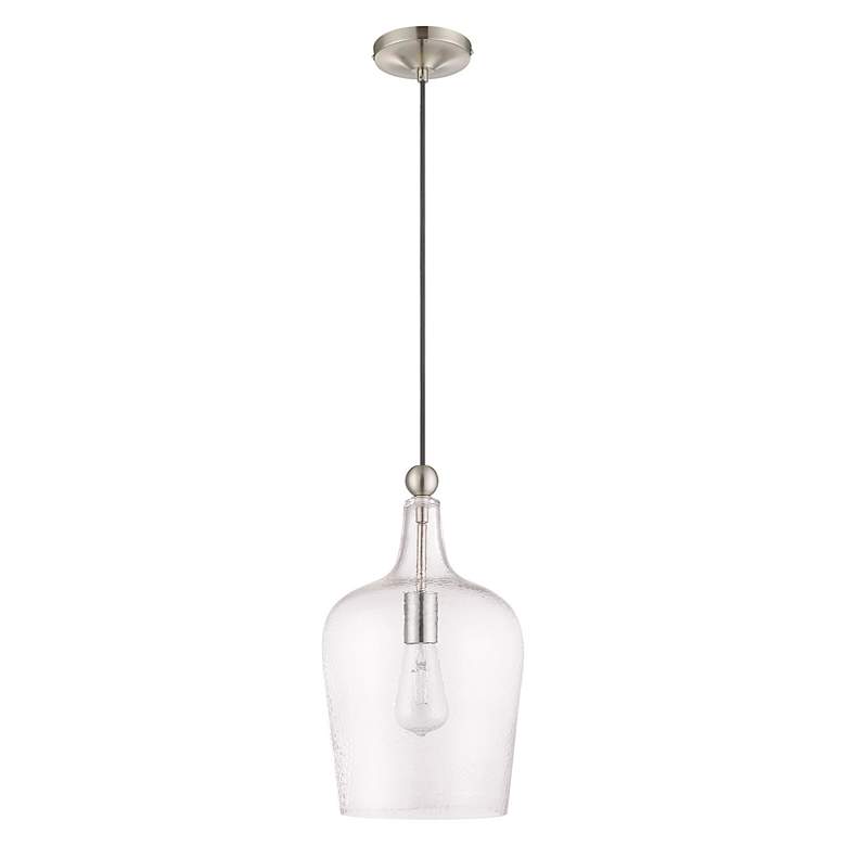 Image 3 1 Light Brushed Nickel Mini Pendant more views