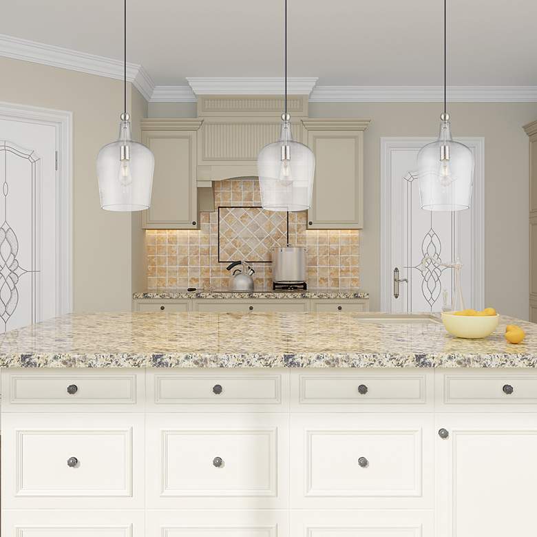 Image 6 1 Light Brushed Nickel Mini Pendant more views
