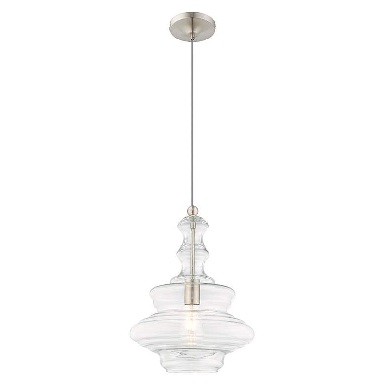 Image 4 1 Light Brushed Nickel Mini Pendant more views
