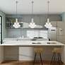 6_1 Light Brushed Nickel Mini Pendant more views