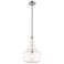 1 Light Brushed Nickel Mini Pendant