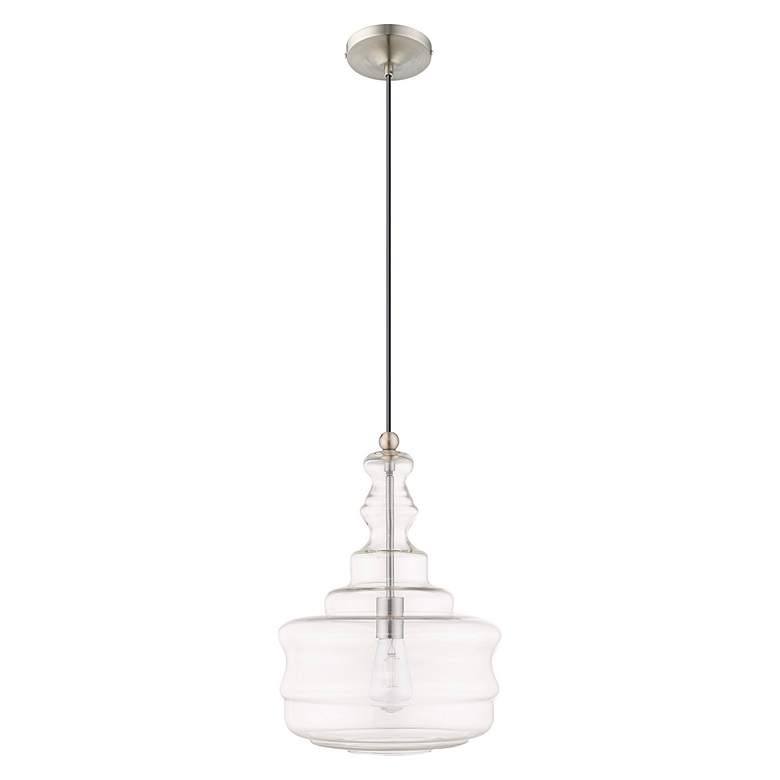 Image 4 1 Light Brushed Nickel Mini Pendant more views