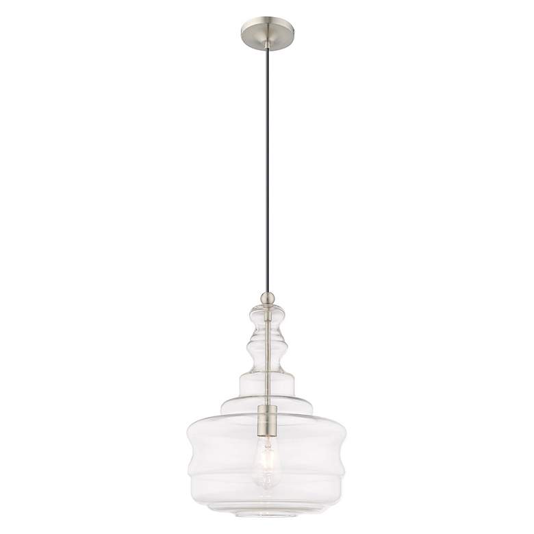 Image 5 1 Light Brushed Nickel Mini Pendant more views