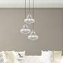 1 Light Brushed Nickel Mini Pendant