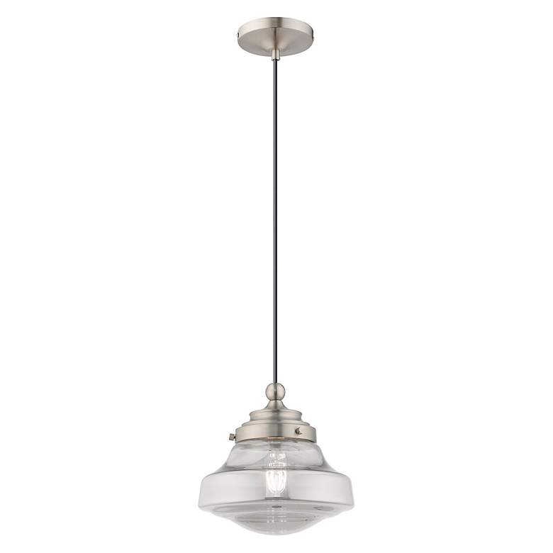 Image 4 1 Light Brushed Nickel Mini Pendant more views