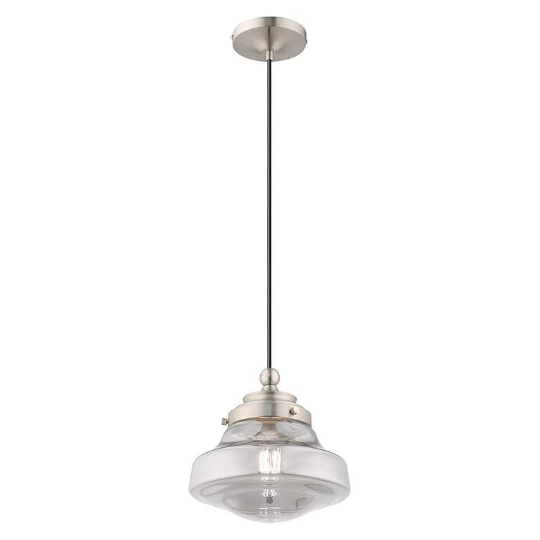 Image 5 1 Light Brushed Nickel Mini Pendant more views
