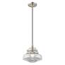 5_1 Light Brushed Nickel Mini Pendant more views