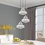 1 Light Brushed Nickel Mini Pendant