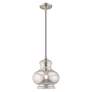 3_1 Light Brushed Nickel Mini Pendant more views