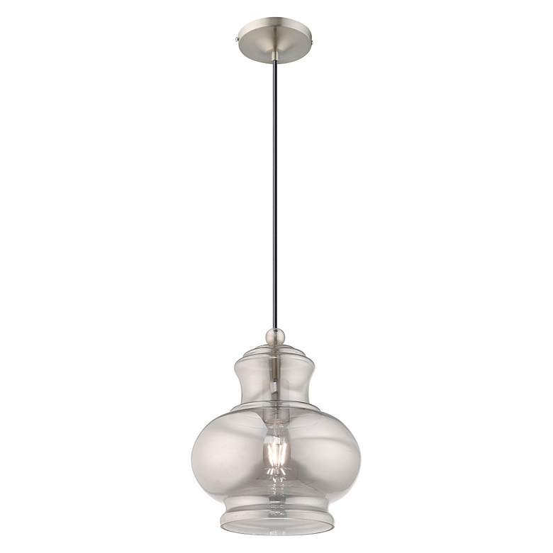 Image 4 1 Light Brushed Nickel Mini Pendant more views