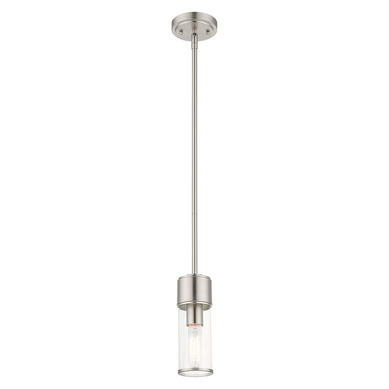 Image 5 1 Light Brushed Nickel Mini Pendant more views