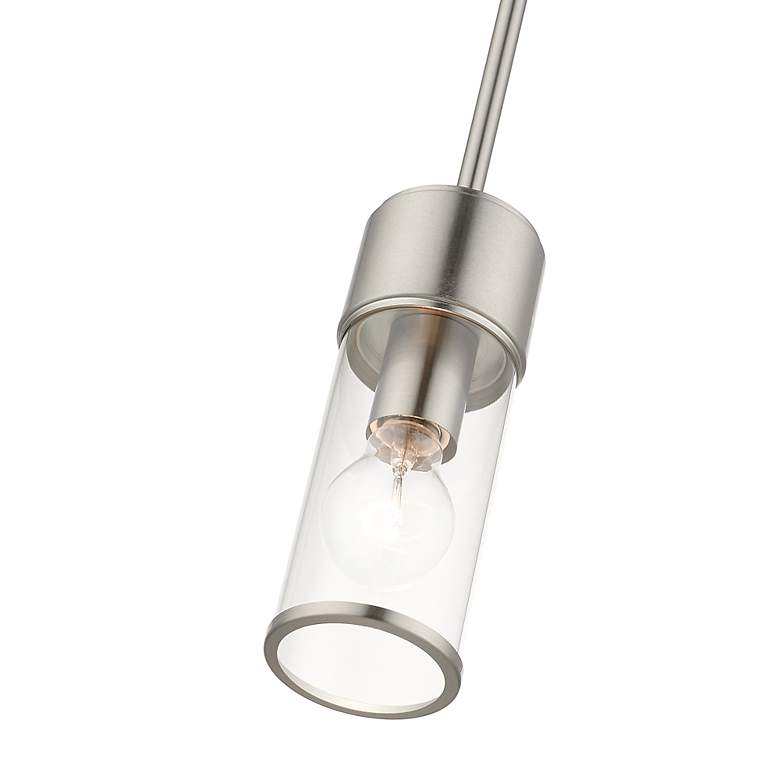 Image 6 1 Light Brushed Nickel Mini Pendant more views