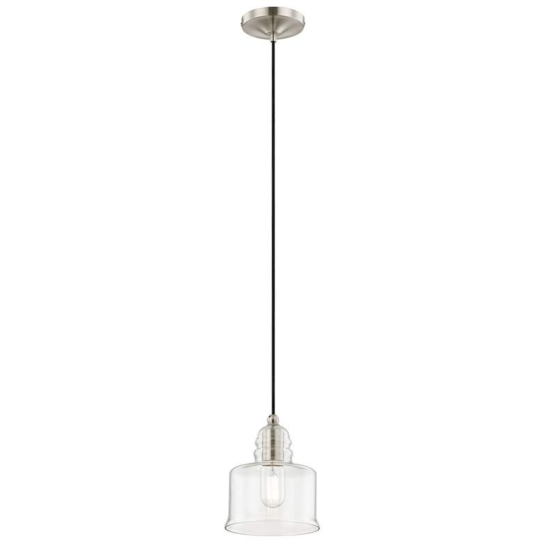 Image 2 1 Light Brushed Nickel Mini Pendant
