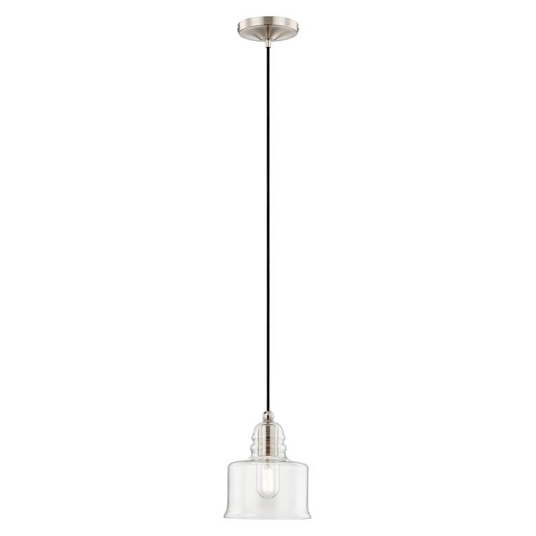 Image 3 1 Light Brushed Nickel Mini Pendant more views