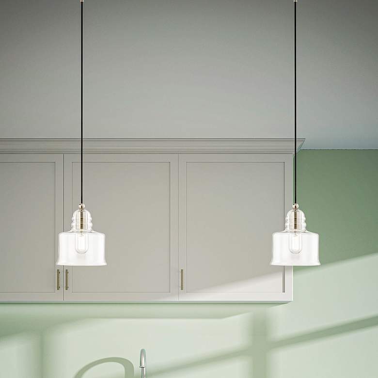 Image 7 1 Light Brushed Nickel Mini Pendant more views