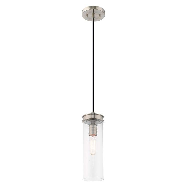 Image 6 1 Light Brushed Nickel Mini Pendant more views
