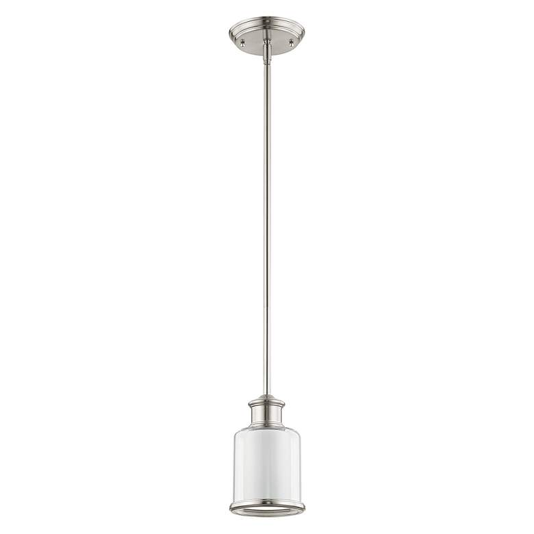 Image 4 1 Light Brushed Nickel Mini Pendant more views