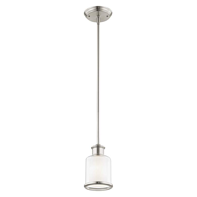 Image 5 1 Light Brushed Nickel Mini Pendant more views