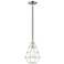 1 Light Brushed Nickel Mini Pendant