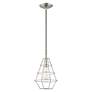 3_1 Light Brushed Nickel Mini Pendant more views