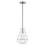 4_1 Light Brushed Nickel Mini Pendant more views