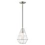 5_1 Light Brushed Nickel Mini Pendant more views