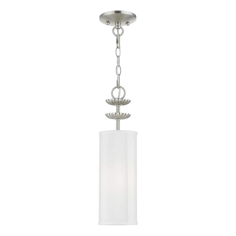 Image 3 1 Light Brushed Nickel Mini Pendant more views